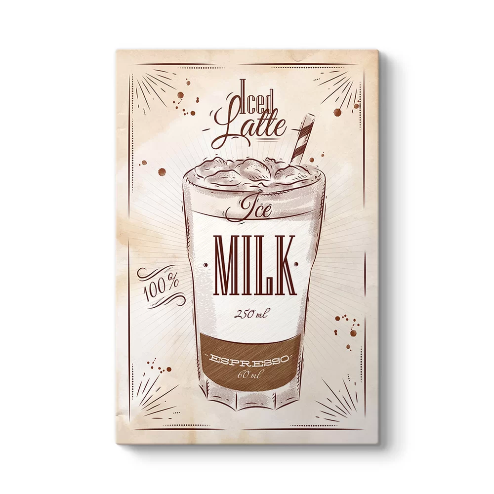 Buzlu Latte Tarifi Tablosu - Model 2